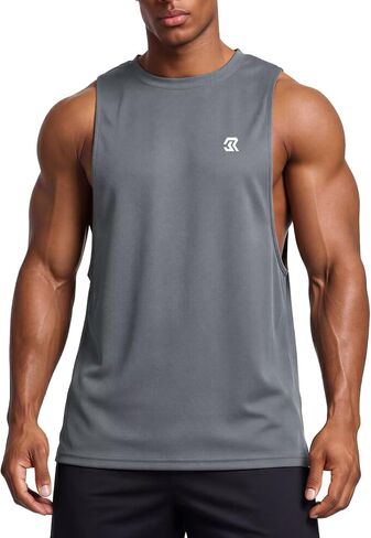 Mens Workout Tank Top Gym Bodybuilding Sleeveless Shirts Muscle T Shirts Casual Summer Tops in Kuwait