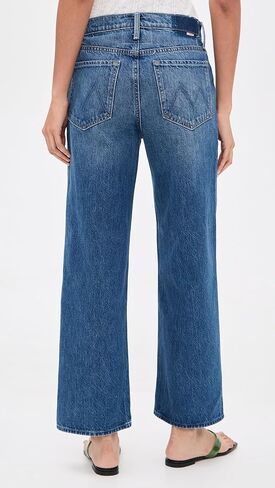 Mother Women's The Dodger Button Flood Jeans in Kuwait