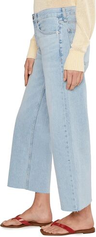 Madewell Low Slung Baggy Crop in Foster Wash in Kuwait