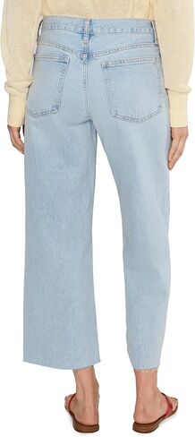 Madewell Low Slung Baggy Crop in Foster Wash in Kuwait