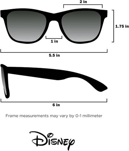 Disney Mickey Mouse Sunglasses for Parents and Kids Set - Bundle of 2 Pairs Sunglasses, Stickers, More | UV-Protection Accessories for Men, Boys in Kuwait