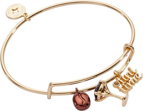 سوار Alex and Ani Espresso Martini متعدد السحر، أساور ذهبية لامعة للنساء، خالية من النيكل، مواد آمنة in Kuwait