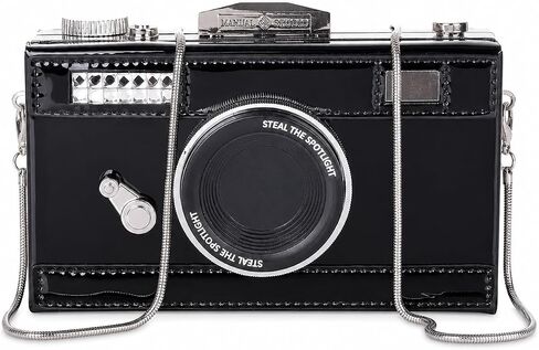 QZUnique Women's Camera Shaped Casual Cross body Shoulder Handbag Purse in Saudi Arabia