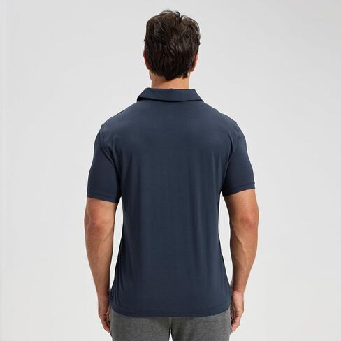 netdraw Mens Ultra Soft Bamboo Viscose Pocket Polo, Lightweight Cooling Performance Golf Shirt in Saudi Arabia
