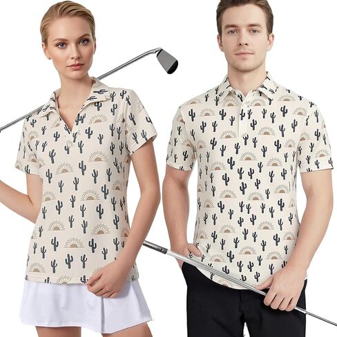 Matching Golf Shirts for Couples Funny Golf Polo Shirts for Men Women Couples Matching Outfits Short Sleeve Golf Polos in Kuwait