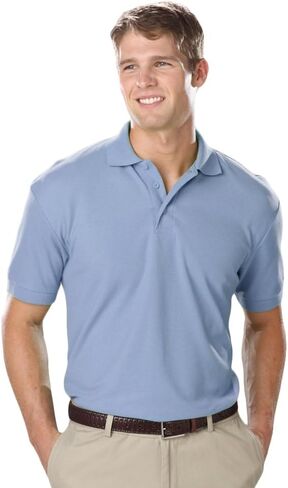 Blue Generation 7500 Men's Soft Touch Short Sleeve Pique Polo in Kuwait