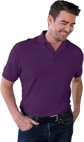 Blue Generation 7500 Men's Soft Touch Short Sleeve Pique Polo in Kuwait