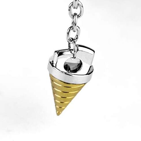 سلسلة مفاتيح SONGCHANGJEWELRY Core Drill - Gurren Lagann مستوحاة من حلقة مفاتيح معدنية وحلية - هدية قابلة للجمع لمحبي الرسوم المتحركة Mecha in Kuwait