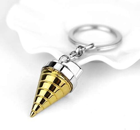 سلسلة مفاتيح SONGCHANGJEWELRY Core Drill - Gurren Lagann مستوحاة من حلقة مفاتيح معدنية وحلية - هدية قابلة للجمع لمحبي الرسوم المتحركة Mecha in Kuwait
