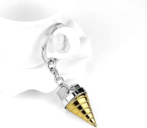 سلسلة مفاتيح SONGCHANGJEWELRY Core Drill - Gurren Lagann مستوحاة من حلقة مفاتيح معدنية وحلية - هدية قابلة للجمع لمحبي الرسوم المتحركة Mecha in Kuwait