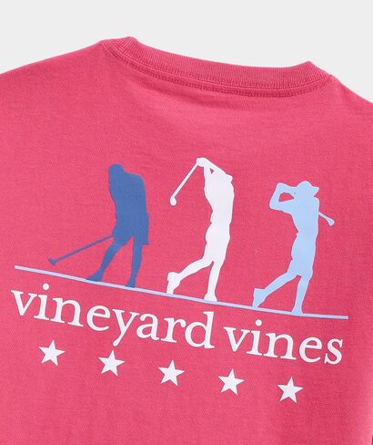 Vineyard Vines Boys' Boys' Golf Silo USA Short-Sleeve Pocket Tee in Kuwait