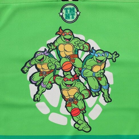 قميص جيرسي شبكي بأكمام قصيرة للأولاد من Nickelodeon Teenage Mutant Ninja Turtles للأطفال الكبار in Kuwait