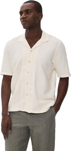 rag & bone Men's Zuma Ottoman Camp Shirt in Kuwait