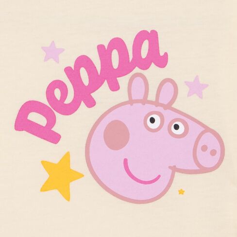 تي شيرت للفتيات من Peppa Pig، مجموعة مكونة من 3 قمصان للأطفال، ملابس صيفية للفتيات من Peppa وGeorge & Evie in Kuwait