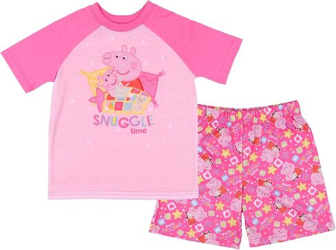 بيجامة INTIMO Peppa Pig للفتيات الصغيرات مجموعة نوم قصيرة من PJ in Kuwait