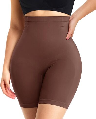 Eleady Shapewear Shorts Tummy Control - High Waisted Shaping Shorts Seamless Thigh Slimmers Compression Girdle Body Shaper in Saudi Arabia
