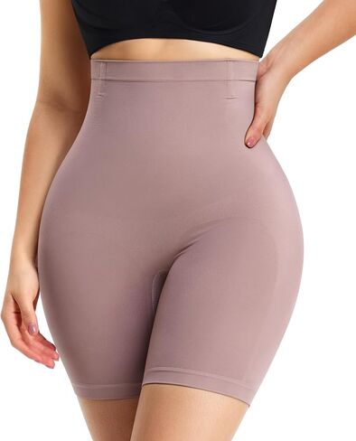 Eleady Shapewear Shorts Tummy Control - High Waisted Shaping Shorts Seamless Thigh Slimmers Compression Girdle Body Shaper in Saudi Arabia