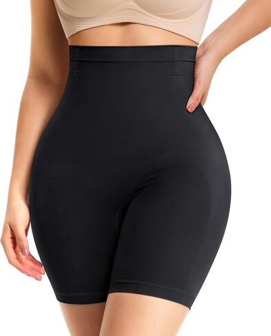 Eleady Shapewear Shorts Tummy Control - High Waisted Shaping Shorts Seamless Thigh Slimmers Compression Girdle Body Shaper in Saudi Arabia