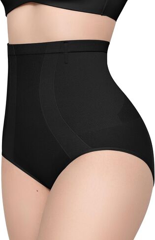 KLVEE Shapewear Tummy Control Panties for Women, Body Shaper Compression Underwear, High Waisted Seamless Girdle Under Dress in Saudi Arabia