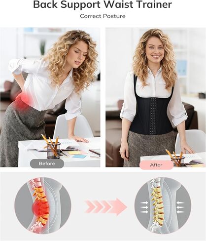 LODAY Waist Trainer for Women Corset Shapewear Tummy Control Postpartum Faja Body Shaper Waist Cincher in Saudi Arabia
