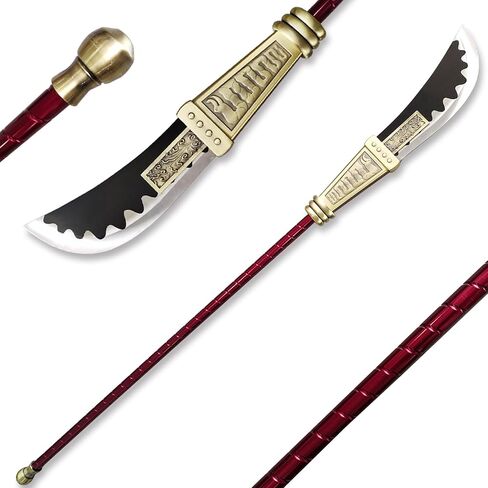 78 Inch Full Metal Whitebeard Pirate Broadsword Anime Role Playing for Collection, Display in Saudi Arabia