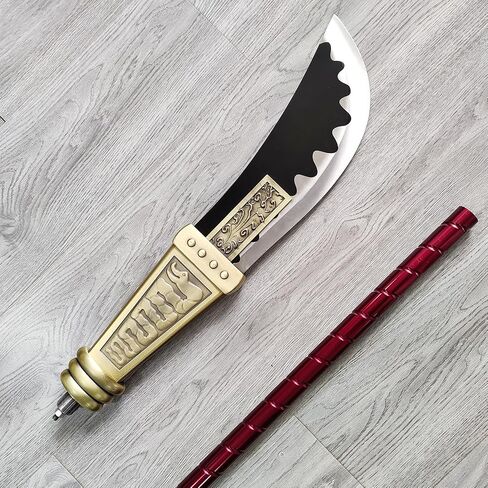 78 Inch Full Metal Whitebeard Pirate Broadsword Anime Role Playing for Collection, Display in Saudi Arabia