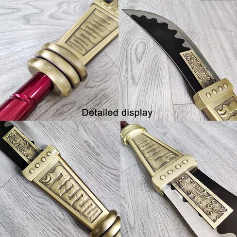 78 Inch Full Metal Whitebeard Pirate Broadsword Anime Role Playing for Collection, Display in Saudi Arabia
