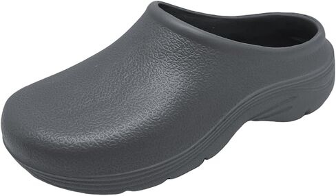 Closed Toe Work Clogs for Women & Men, Slip-on Breathable Work Mules, Waterproof EVA Nurse Shoes, Arch Support with Removable Cushioned Insole, Closed Heel Garden Hospital Kitchen Cleaner Clogs [Size Up Recommended For Men] in Saudi Arabia
