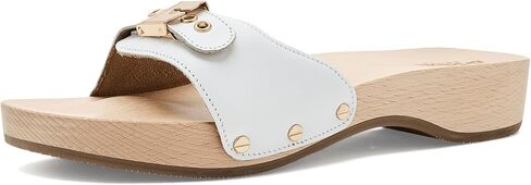 Dr. Scholl's, Womens, Original Pescura Slide Sandals, White, 7, Medium in Kuwait