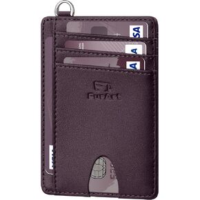 محفظة FurArt Slim Minimalist، محافظ جيب أمامية، حجب RFID، حامل بطاقات الائتمان للرجال in Kuwait
