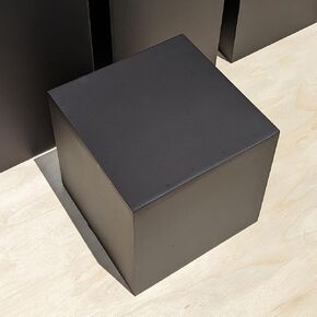 12" x 12" x 12" Matte Black Display Cube Square Pedestal Stand Riser Column Pillar in Kuwait