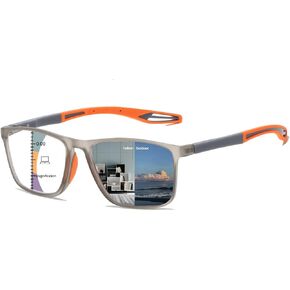 Multifocal Progressive Transition Photochromic Reading Glasses Blue Light Blocking Multifocus Readers Spring Hinge in Saudi Arabia