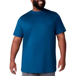 STRONGSIZE Men's Big and Tall Active T-Shirt – Moisture Wicking Dry Fit Workout Shirt – Short Sleeve Longer Length Activewear in Saudi Arabia