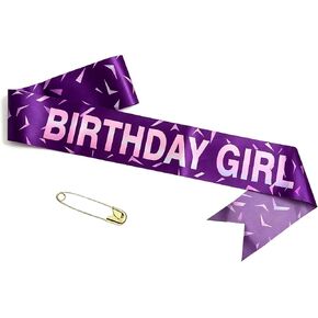birthday Decorations Sash. K pop Demon Hunters Theme Purple Party Decorations in Saudi Arabia