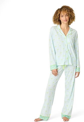 PJ Salvage Women's Playful Prints Long Sleeve and Pant Pj Set in Kuwait