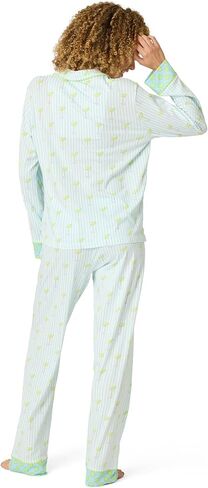 PJ Salvage Women's Playful Prints Long Sleeve and Pant Pj Set in Kuwait