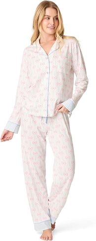 PJ Salvage Women's Playful Prints Long Sleeve and Pant Pj Set in Kuwait