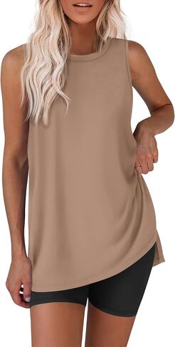 Ekouaer Biker Short Sets Womens 2 Piece Tennis Lounge Set 2026 Summer Matching Outfits Sleeveless Loungewear Clothing in Kuwait