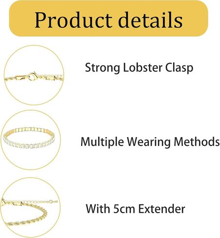 7 Pcs Ankle Bracelets for Women, Waterproof Thin Trendy Simple Stackable Women's Anklets Fashion Accessories, Suitable for Summer Beach Bikini Vacation Dainty Gold Bracelets for Womens in Saudi Arabia