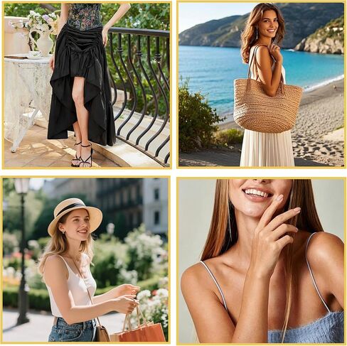 7 Pcs Ankle Bracelets for Women, Waterproof Thin Trendy Simple Stackable Women's Anklets Fashion Accessories, Suitable for Summer Beach Bikini Vacation Dainty Gold Bracelets for Womens in Saudi Arabia