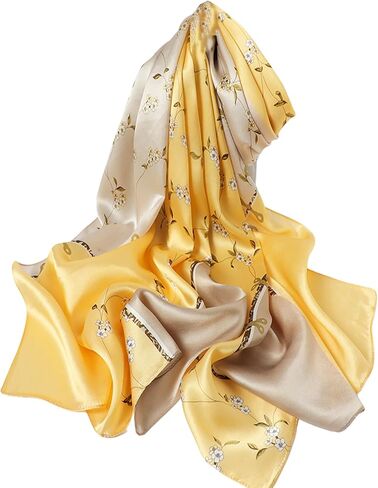 100% Mulberry Silk Oversized Women’s Sun-Shielding Shawl Formal Evening Neckwear Featherlight Airy in Saudi Arabia