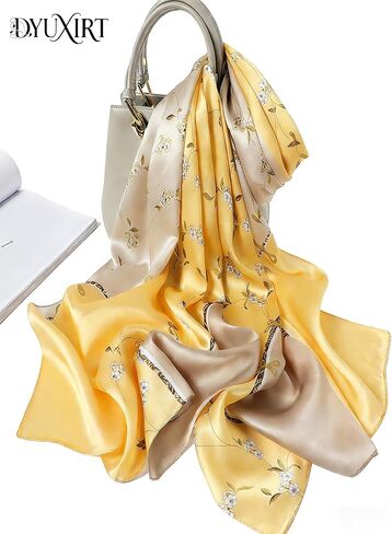 100% Mulberry Silk Oversized Women’s Sun-Shielding Shawl Formal Evening Neckwear Featherlight Airy in Saudi Arabia