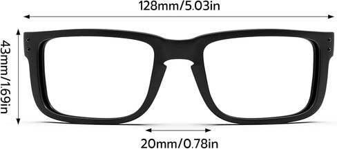 Well-aimed Replacement Frame/Rivets Compatible with Oakley Holbrook OO9102, Perfectly Fit, Accessory Kit - Matte Black in Saudi Arabia