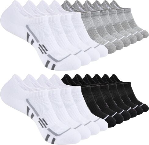 COOVAN 10 Pairs No Show Socks Womens Low Cut Thin Cotton Athletic Invisible Casual Socks in Kuwait