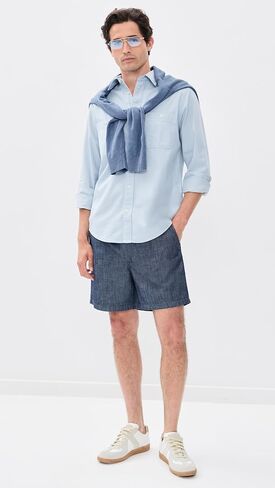 NN07 Men's Gregor Chambray Shorts 6" in Kuwait