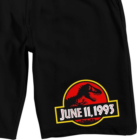 Bioworld Jurassic Park June 11, 1995 Men's Black Sleep Pajama Shorts in Kuwait