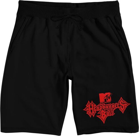 Head Bangers Ball Logo Men's Black Sleep Pajama Shorts in Kuwait