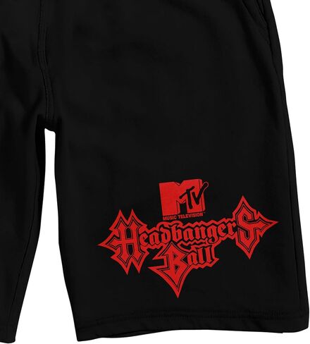 Head Bangers Ball Logo Men's Black Sleep Pajama Shorts in Kuwait