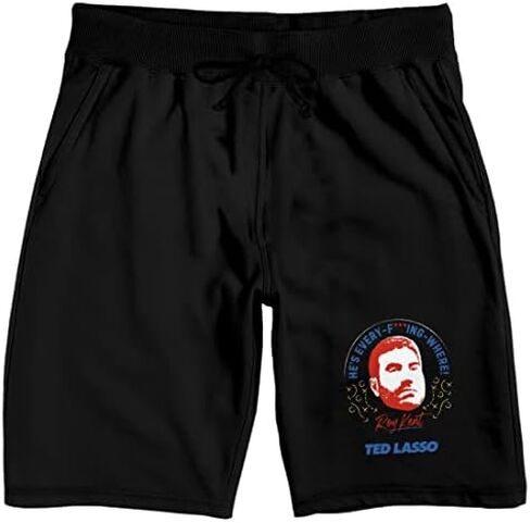 Ted Lasso Roy Kent He's Every F***ing Where Men's Black Pajama Sleep Shorts in Kuwait