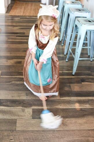 Little Adventures Cinderella Day Dress Princess Dress Up Costume for Girls Medium (Age 3-5) - Machine Washable Child Pretend Play and Party Dress with No Glitter in Kuwait